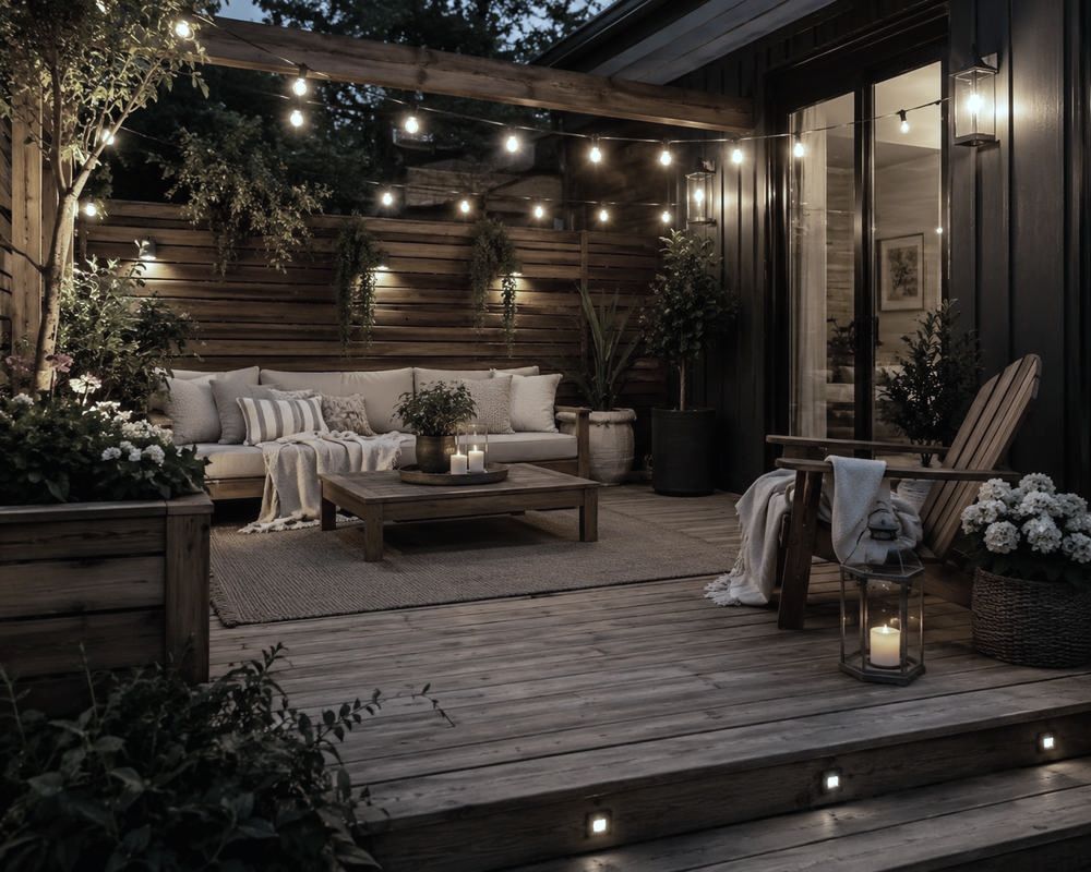 Terrasse et revêtement de bois protégés